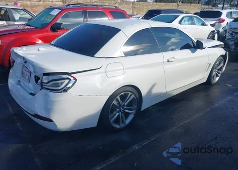 2018 BMW 430I из США, поврежденный, VIN WBA4Z1C5XJEC60236